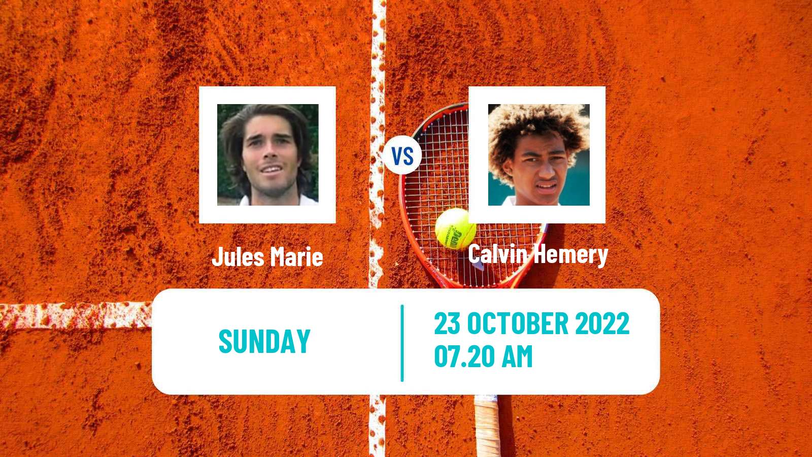 Tennis ATP Challenger Jules Marie - Calvin Hemery