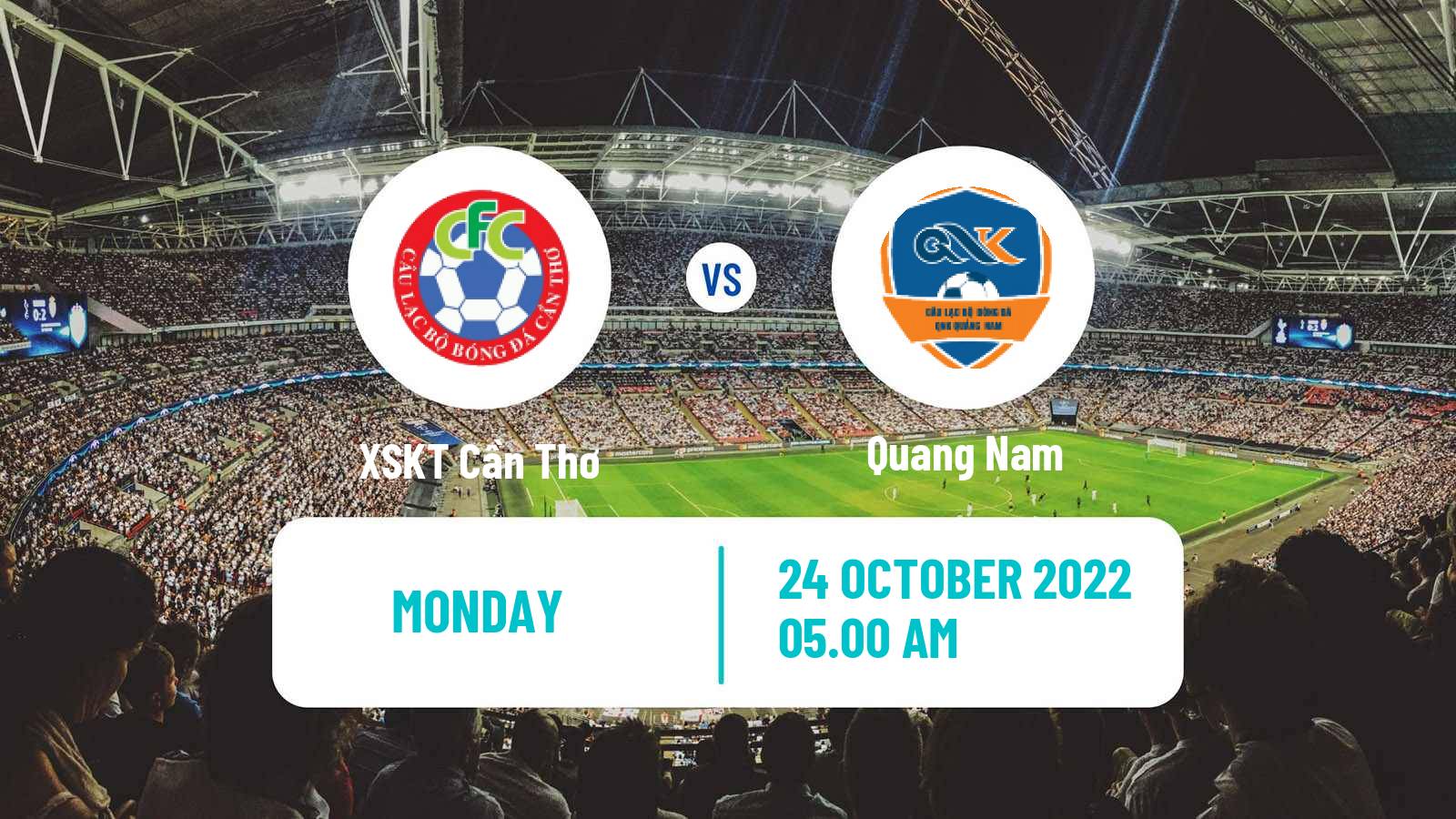 Soccer Vietnamese V League 2 XSKT Cần Thơ - Quang Nam