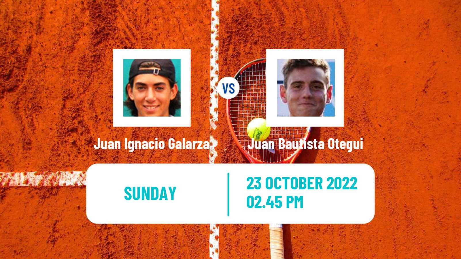 Tennis ATP Challenger Juan Ignacio Galarza - Juan Bautista Otegui