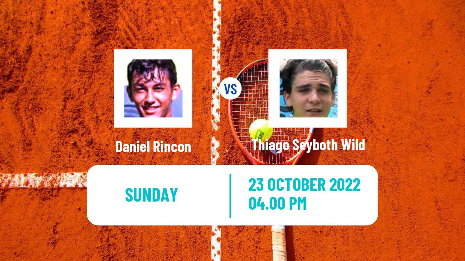 Tennis ATP Challenger Daniel Rincon - Thiago Seyboth Wild