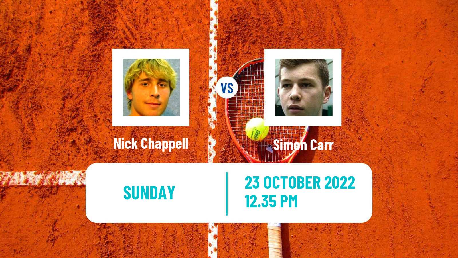 Tennis ATP Challenger Nick Chappell - Simon Carr