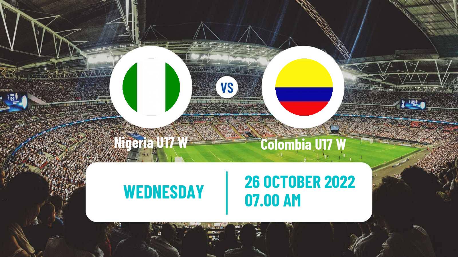 Soccer World Cup Women U17 Nigeria U17 W - Colombia U17 W