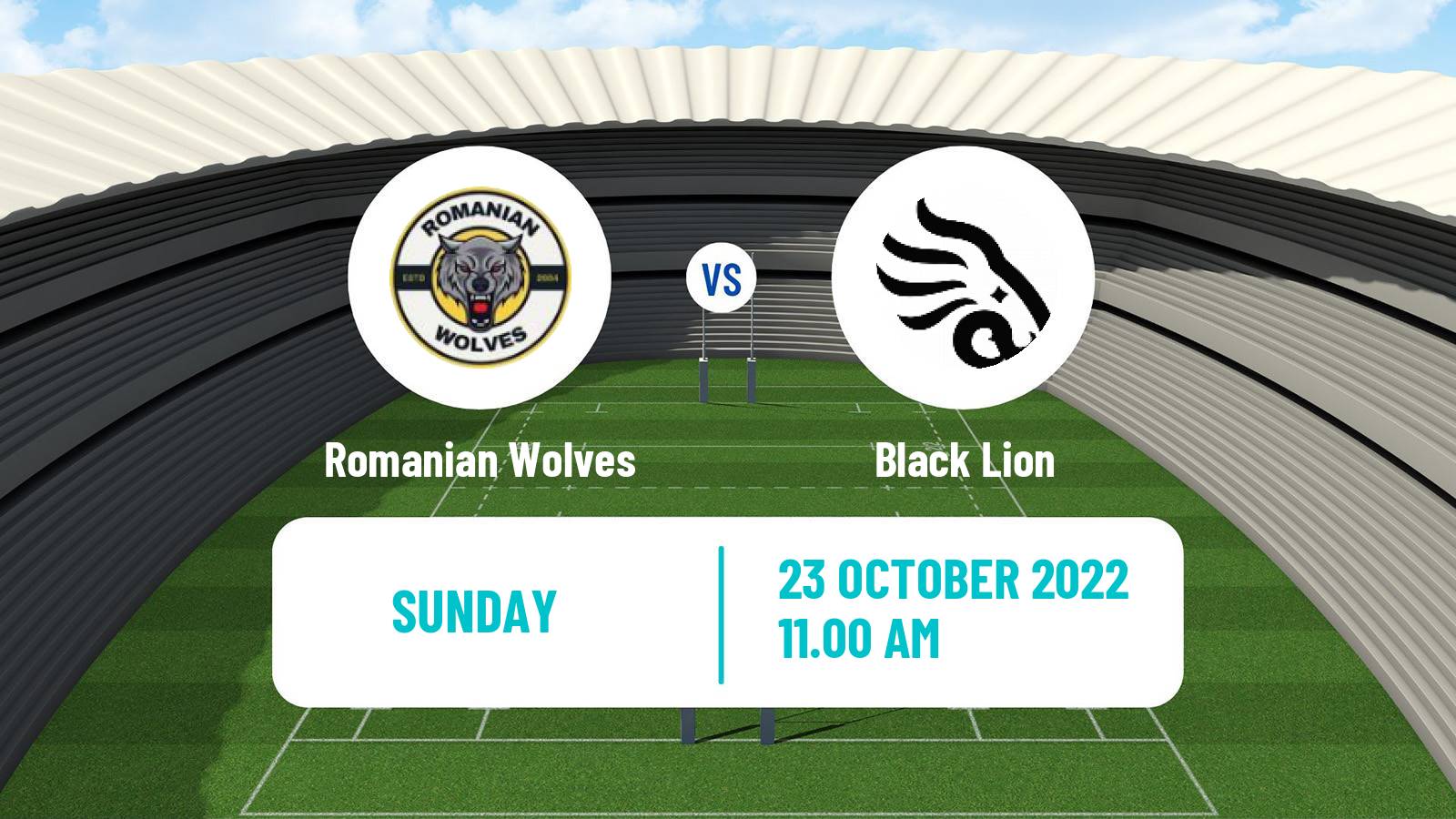 Rugby union Europe Super Cup Rugby Union Romanian Wolves - Black Lion