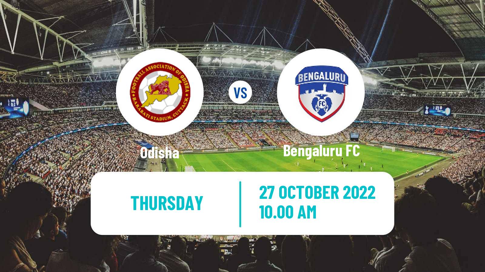 Soccer Indian ISL Odisha - Bengaluru