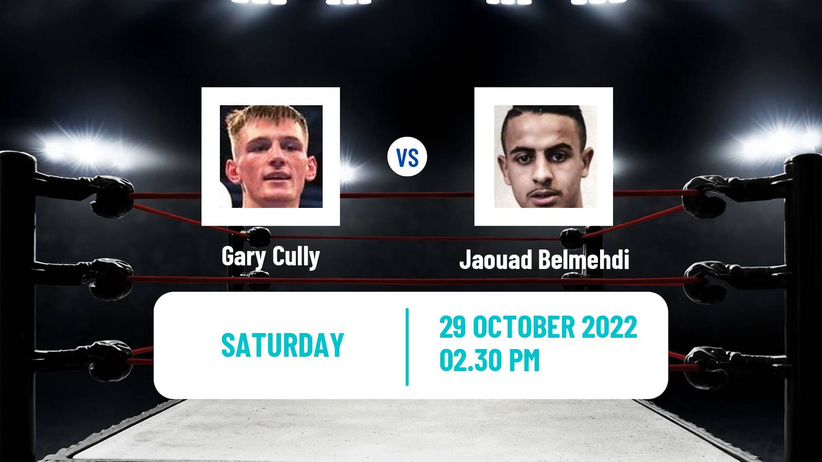 Boxing Boxing Gary Cully - Jaouad Belmehdi