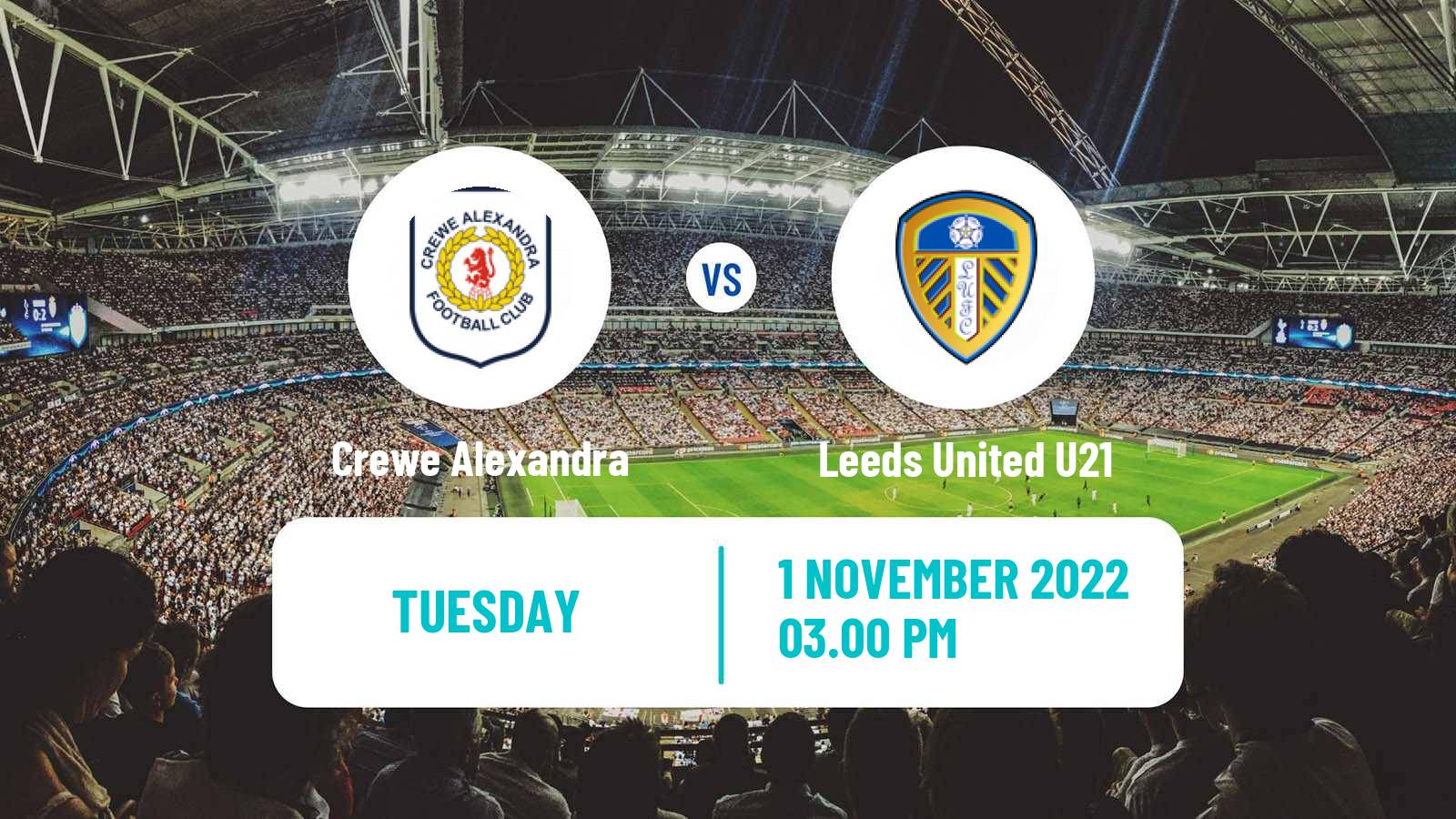 Soccer English EFL Trophy Crewe Alexandra - Leeds United U21