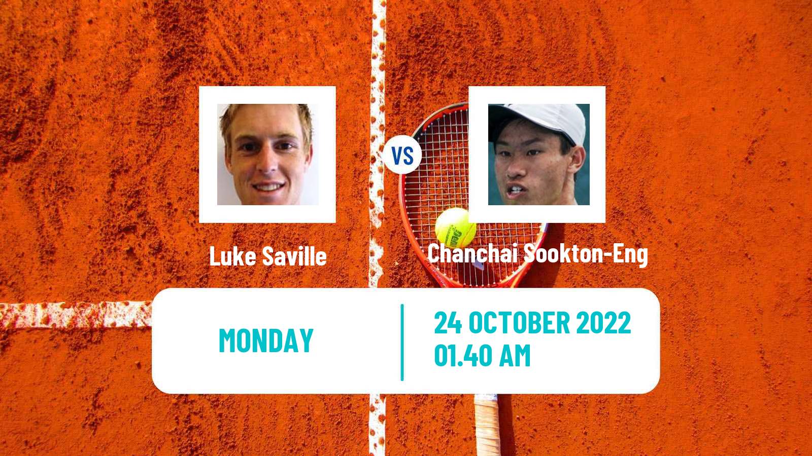 Tennis ATP Challenger Luke Saville - Chanchai Sookton-Eng