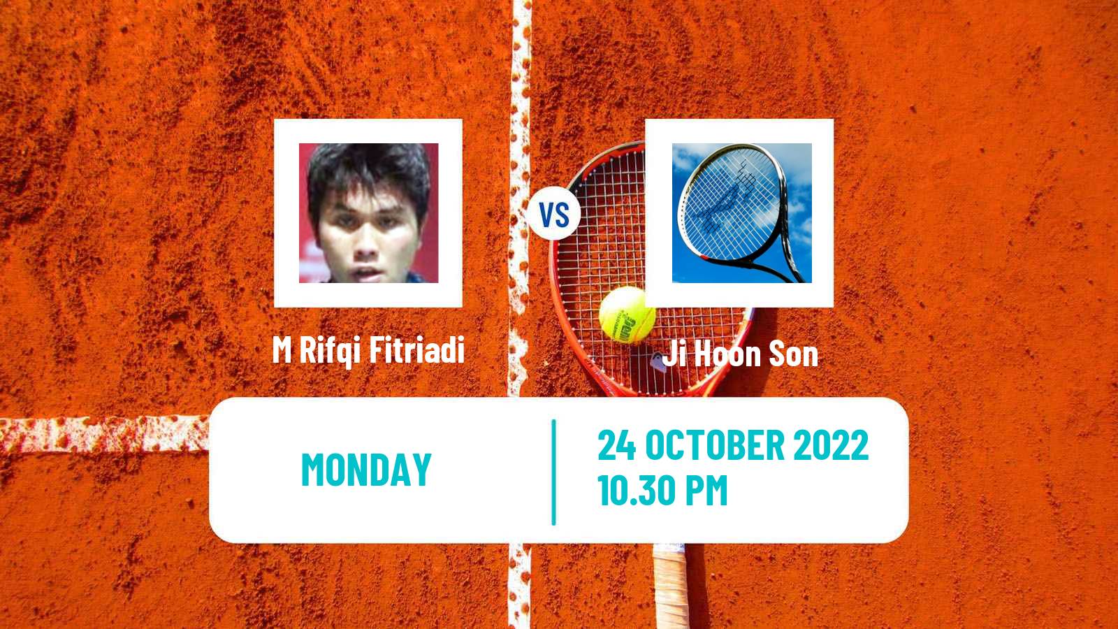 Tennis ITF Tournaments M Rifqi Fitriadi - Ji Hoon Son