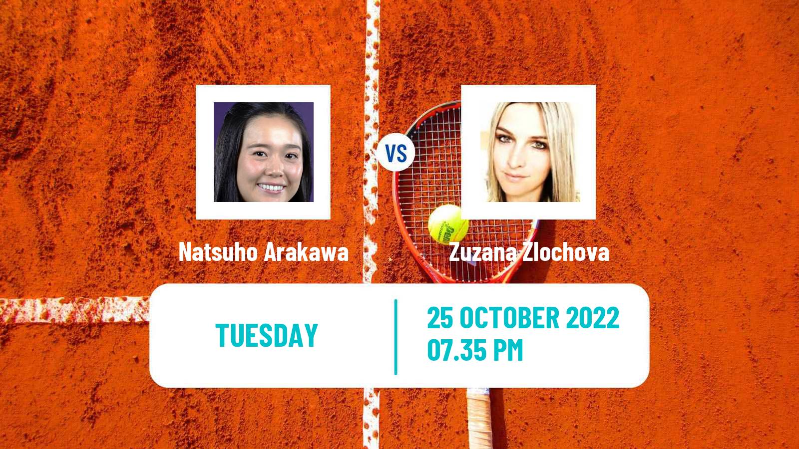 Tennis ITF Tournaments Natsuho Arakawa - Zuzana Zlochova