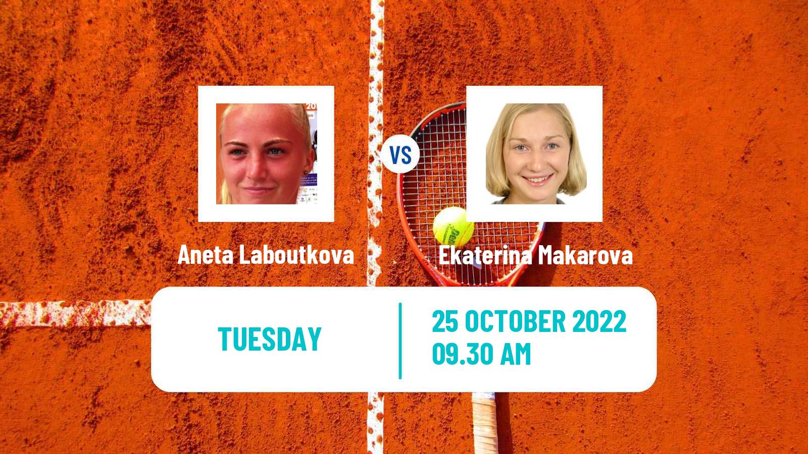 Tennis ITF Tournaments Aneta Laboutkova - Ekaterina Makarova