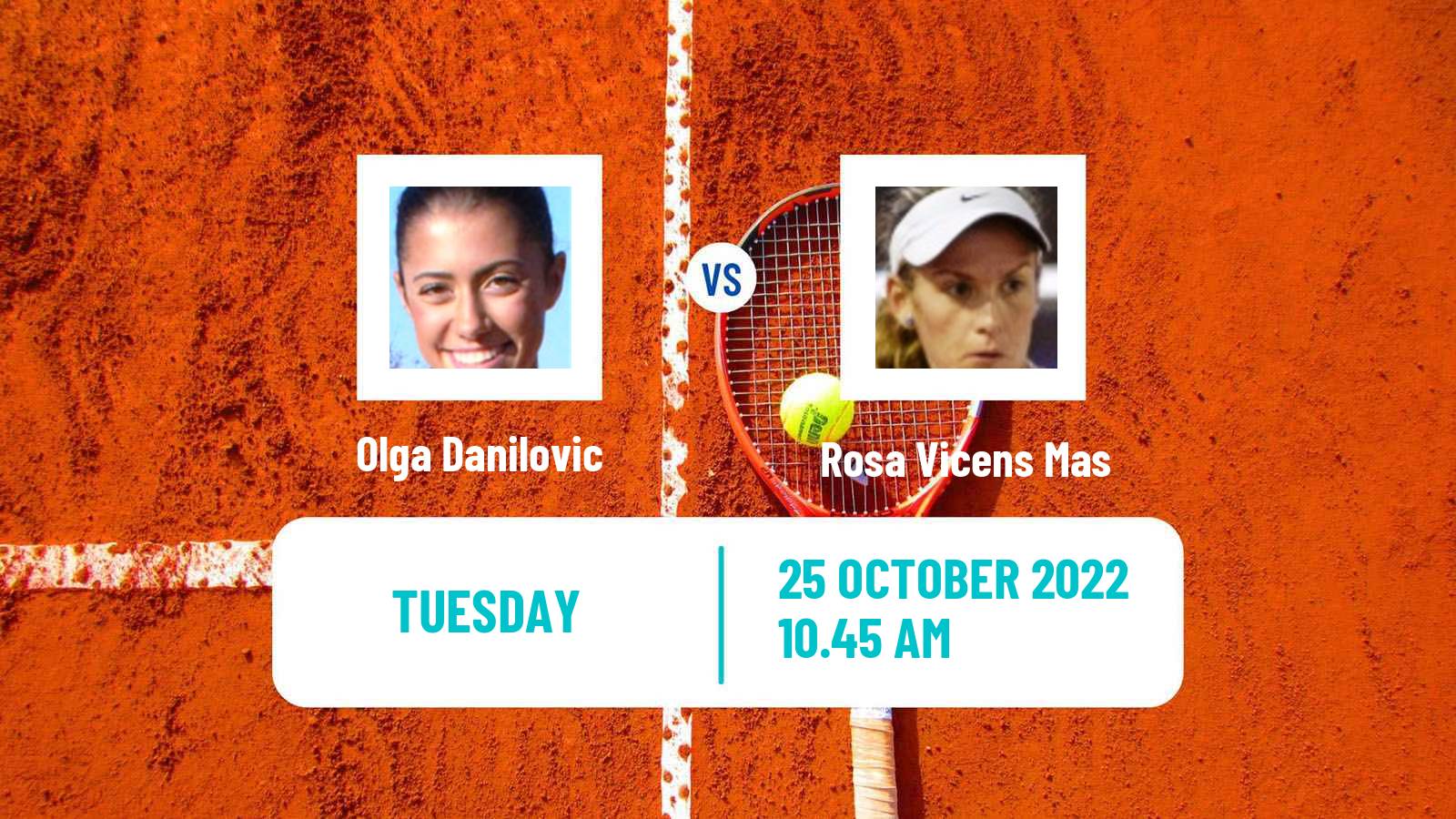 Tennis ITF Tournaments Olga Danilovic - Rosa Vicens Mas