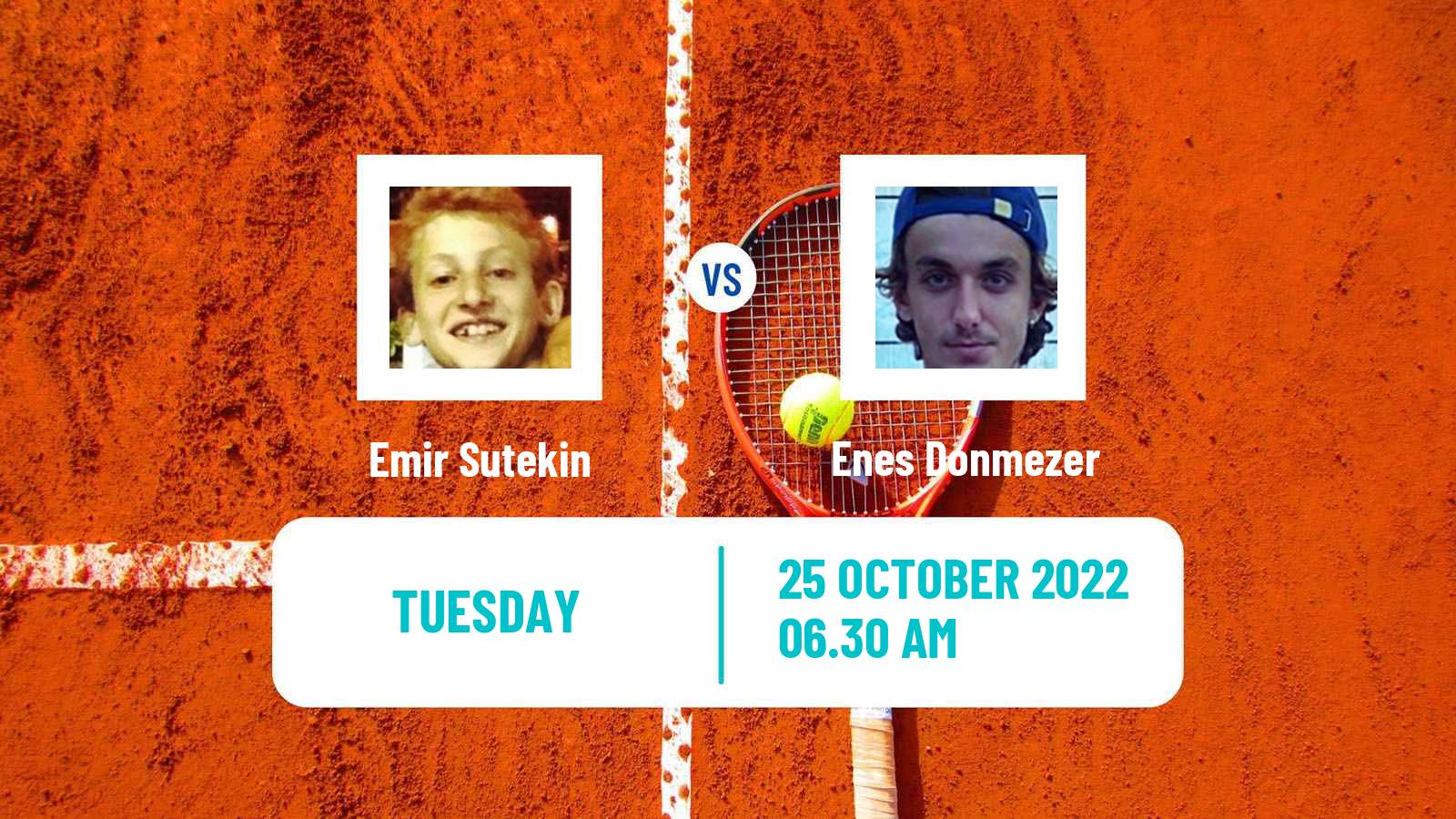 Tennis ITF Tournaments Emir Sutekin - Enes Donmezer
