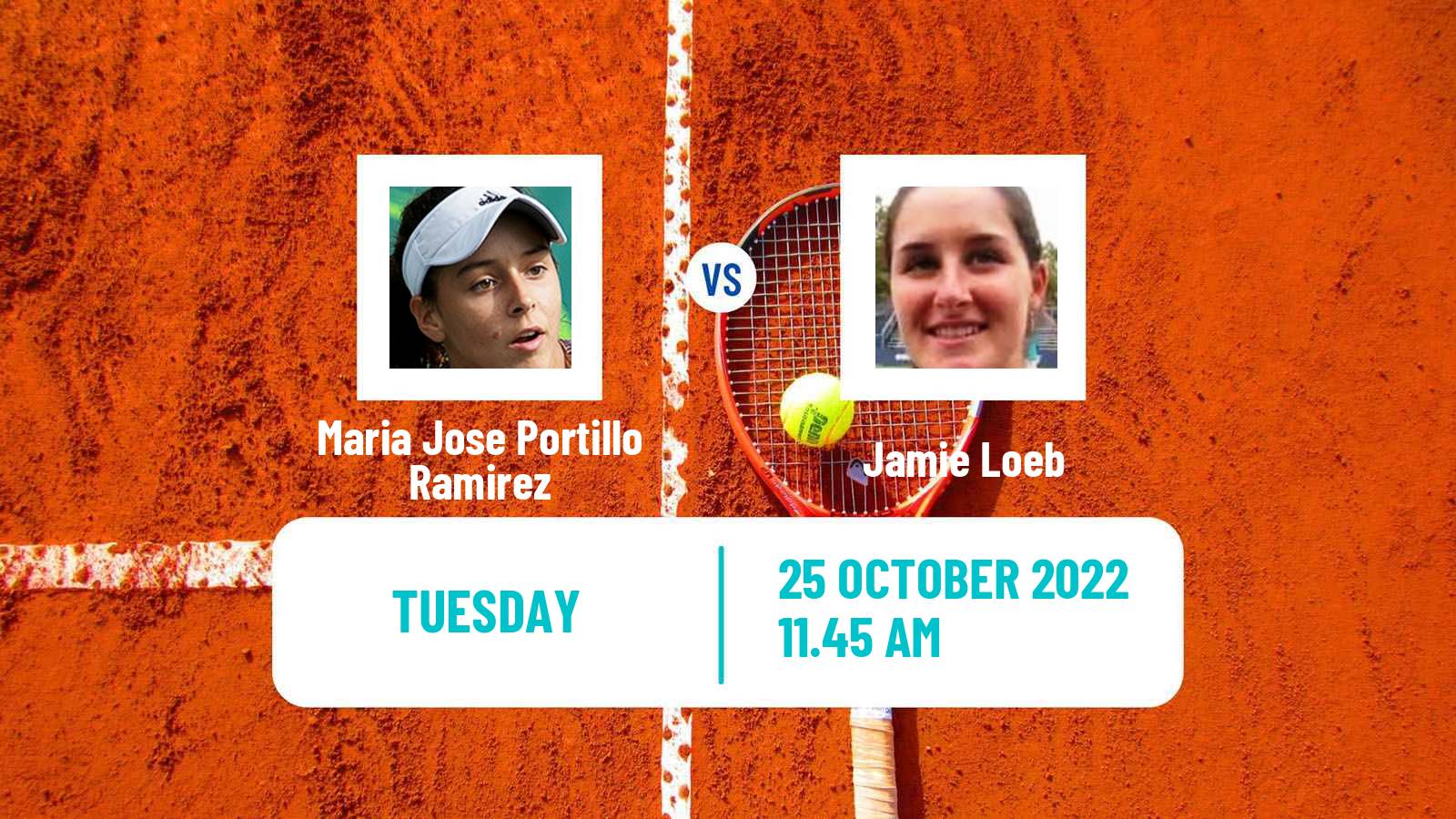 Tennis ITF Tournaments Maria Jose Portillo Ramirez - Jamie Loeb