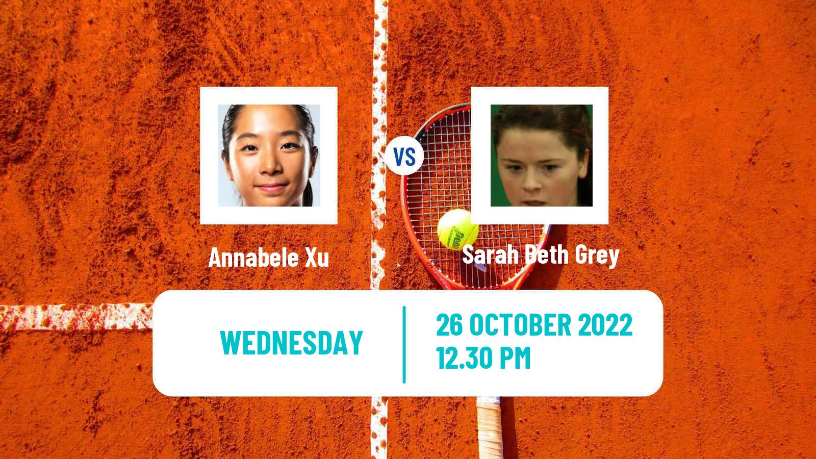 Tennis ITF Tournaments Annabele Xu - Sarah Beth Grey