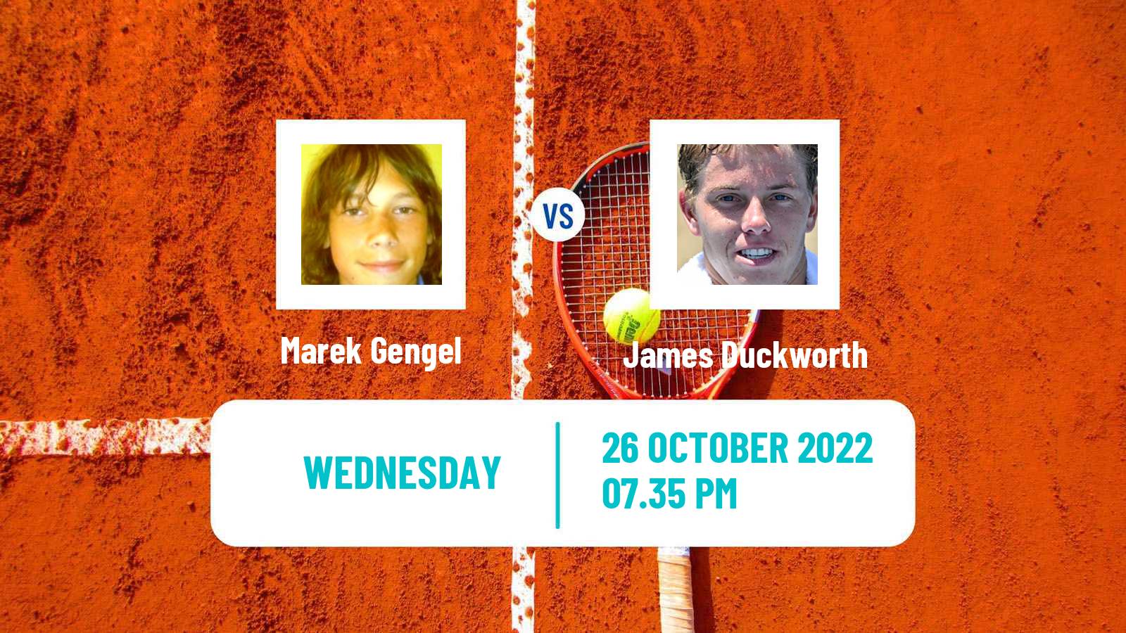Tennis ATP Challenger Marek Gengel - James Duckworth