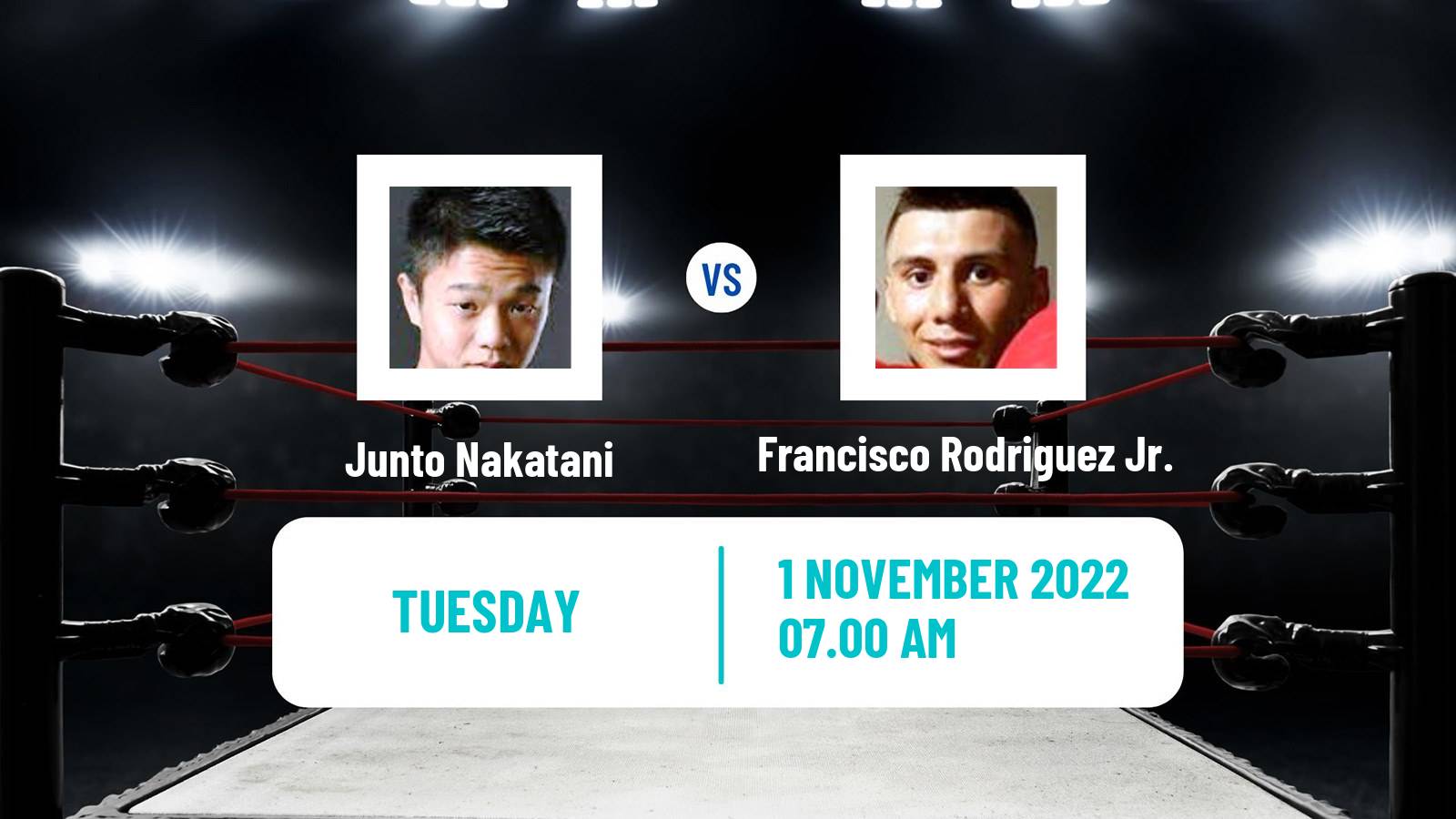 Boxing Boxing Junto Nakatani - Francisco Rodriguez Jr.