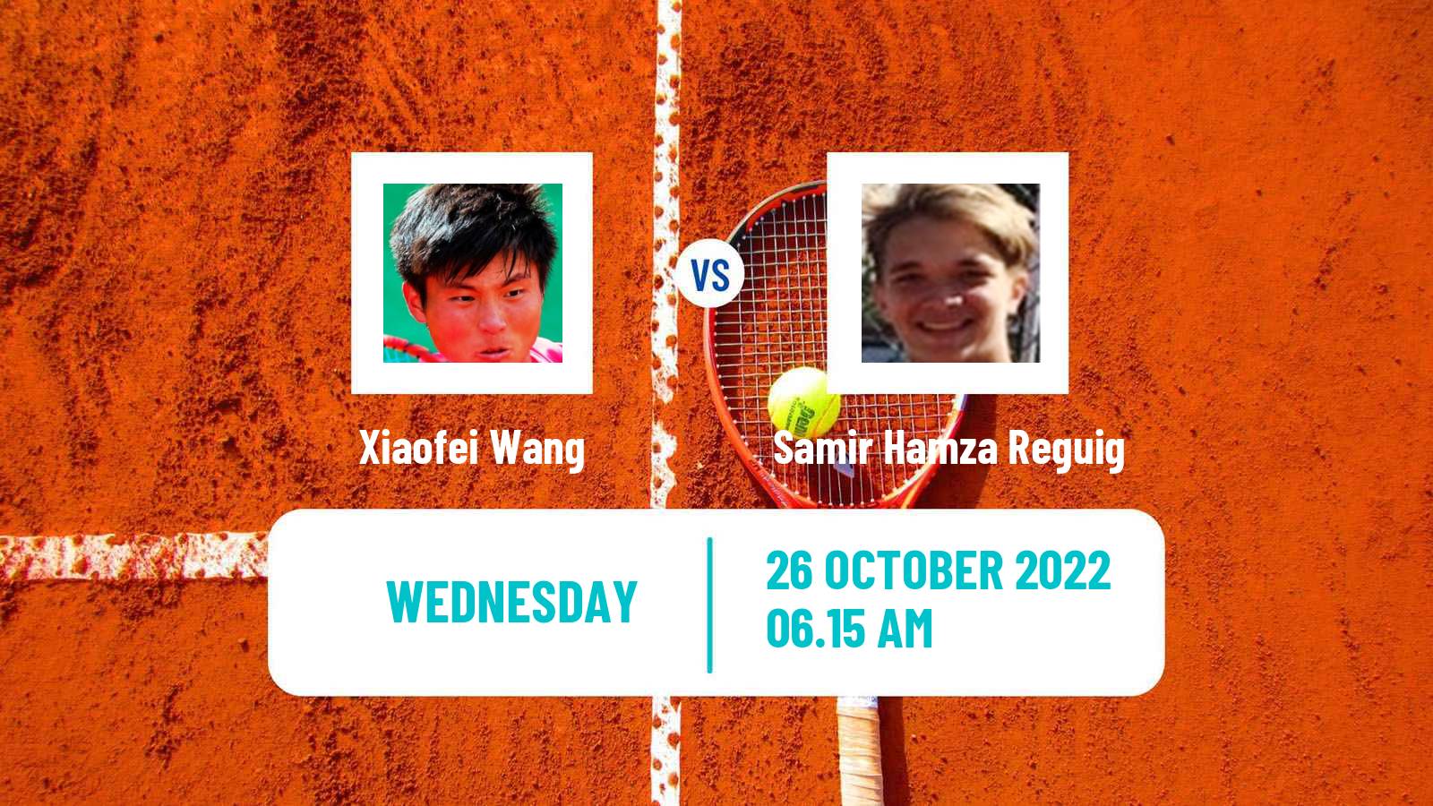 Tennis ITF Tournaments Xiaofei Wang - Samir Hamza Reguig