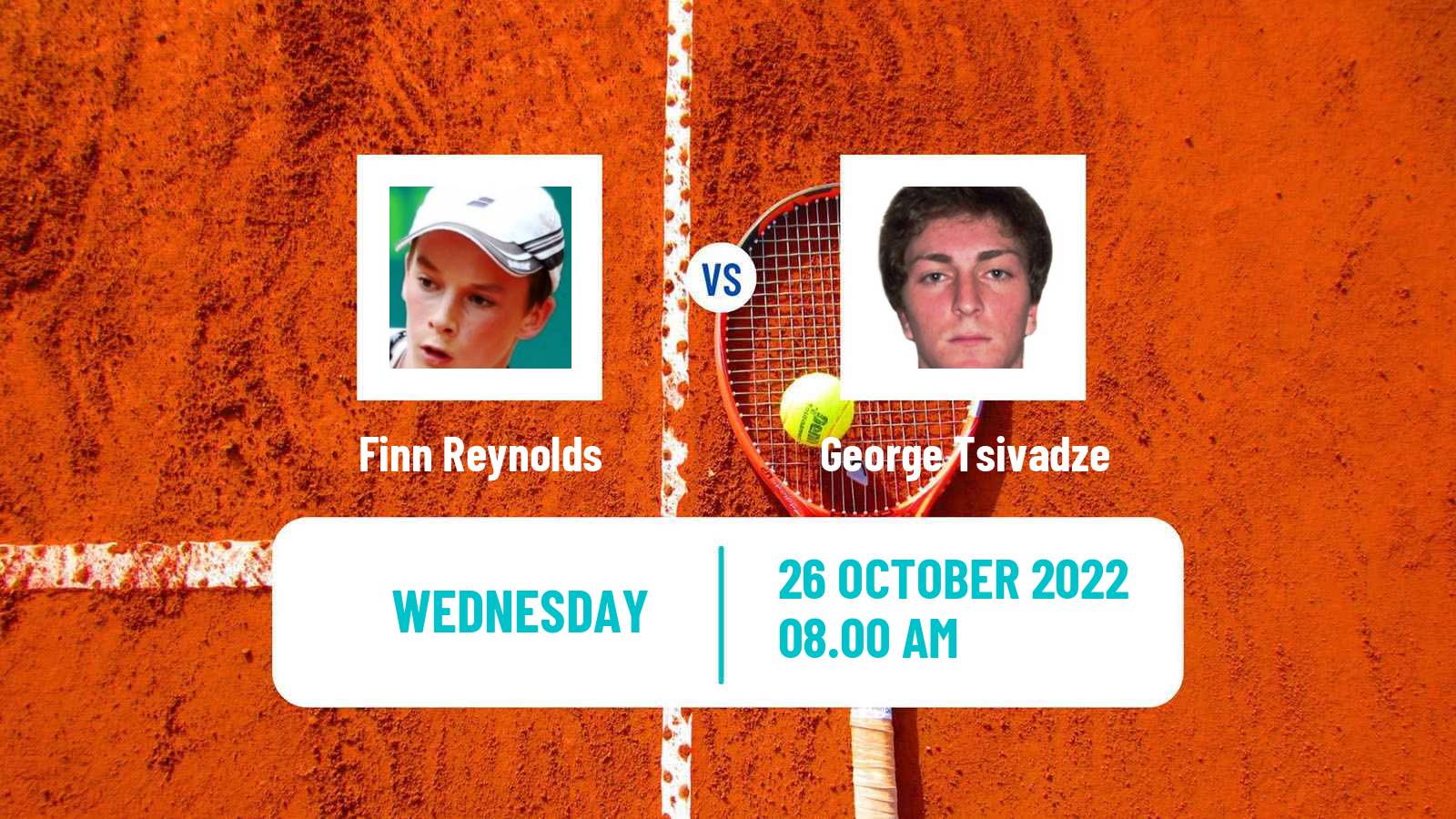 Tennis ITF Tournaments Finn Reynolds - George Tsivadze