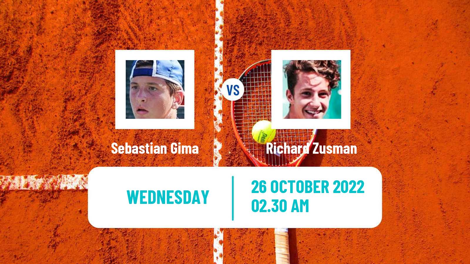 Tennis ITF Tournaments Sebastian Gima - Richard Zusman