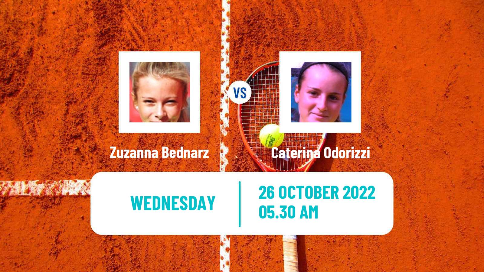 Tennis ITF Tournaments Zuzanna Bednarz - Caterina Odorizzi