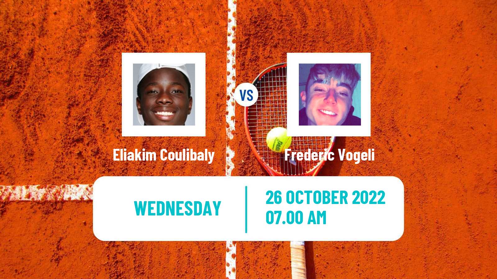 Tennis ITF Tournaments Eliakim Coulibaly - Frederic Vogeli