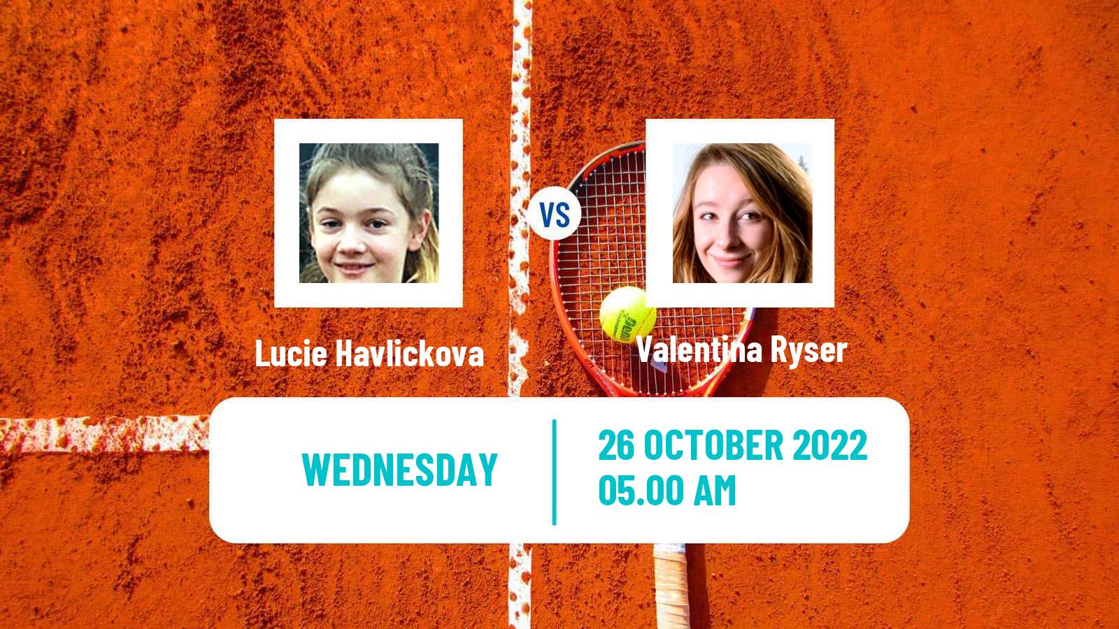 Tennis ITF Tournaments Lucie Havlickova - Valentina Ryser
