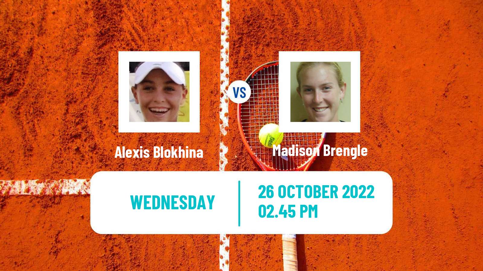 Tennis ITF Tournaments Alexis Blokhina - Madison Brengle