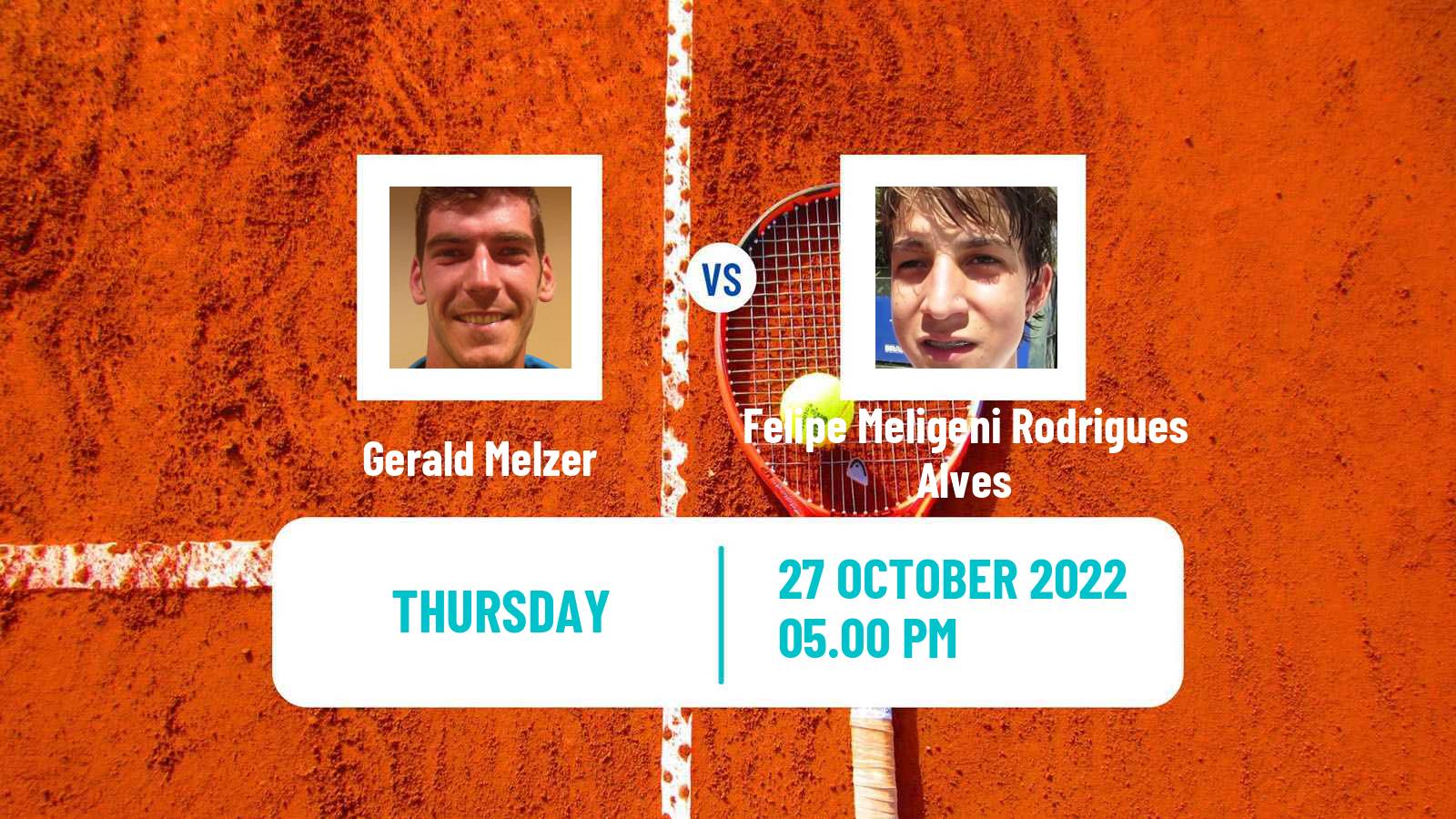 Tennis ATP Challenger Gerald Melzer - Felipe Meligeni Rodrigues Alves