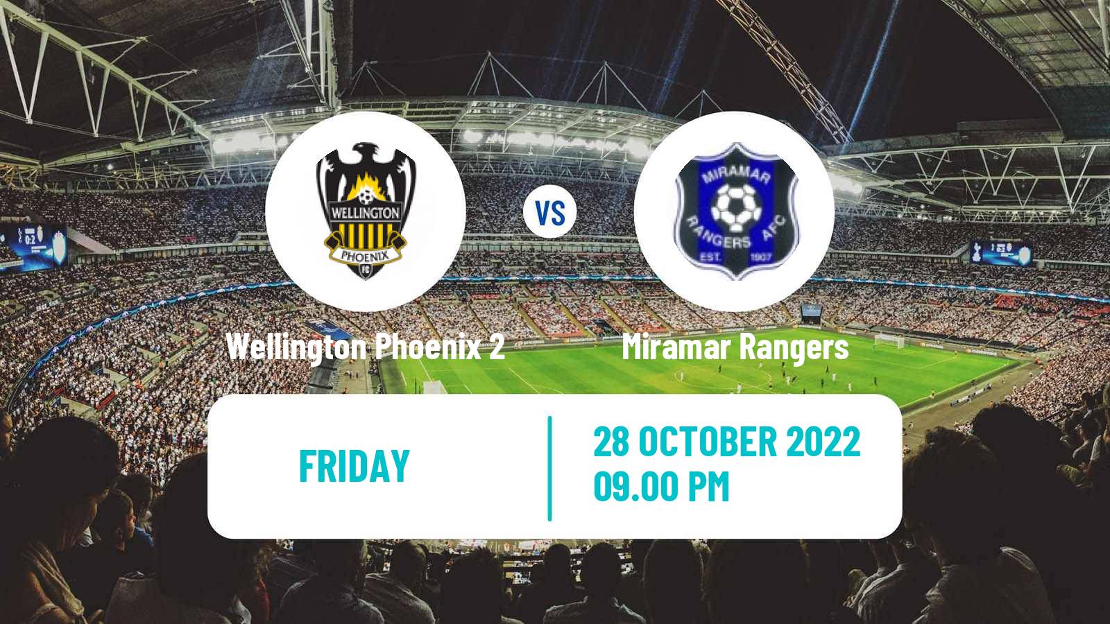 Soccer New Zealand National League Wellington Phoenix 2 - Miramar Rangers