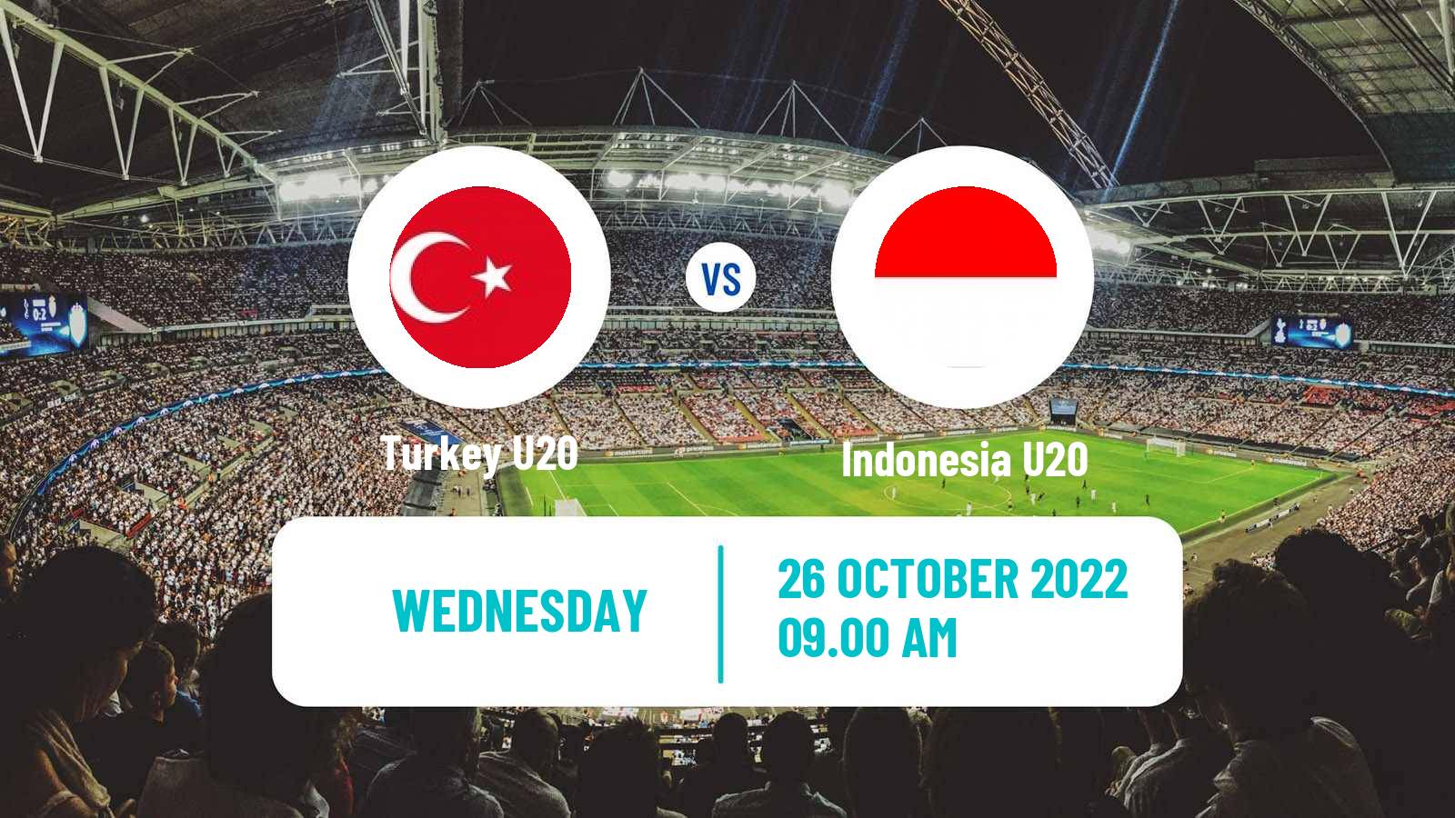 Soccer Friendly Turkey U20 - Indonesia U20