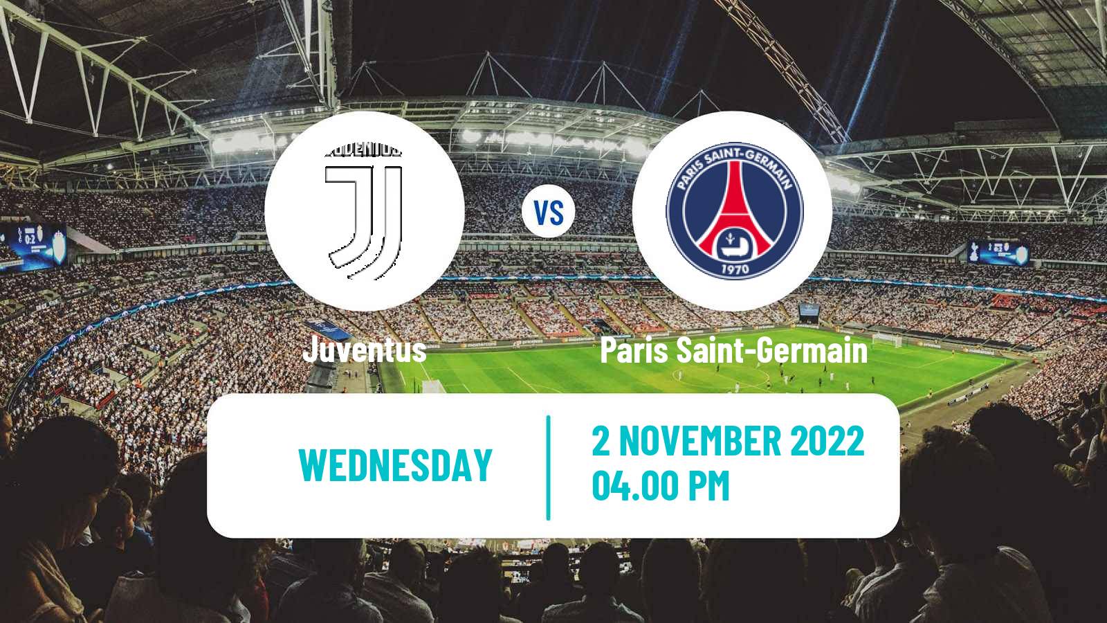 Soccer UEFA Champions League Juventus - Paris Saint-Germain