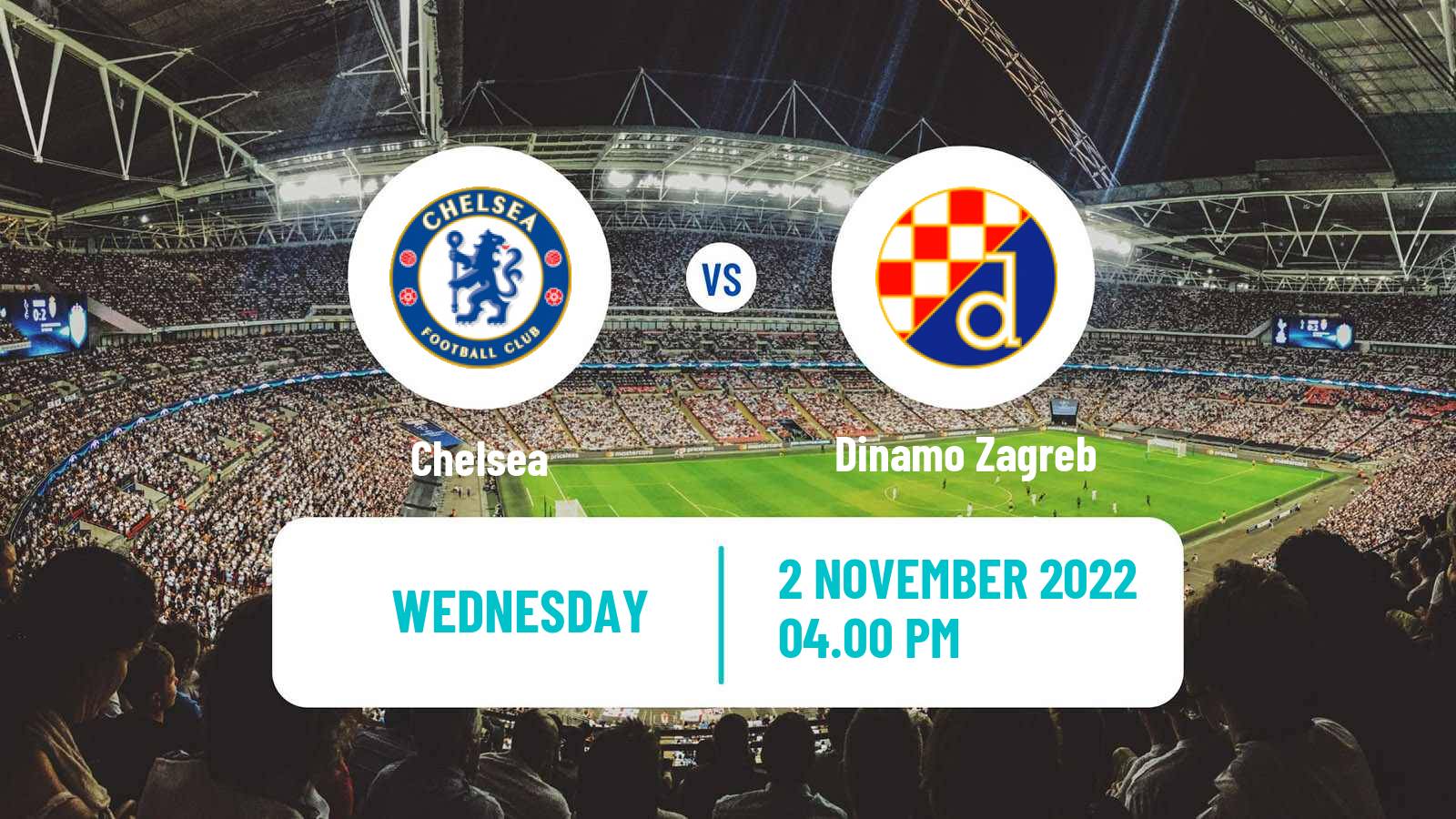 Soccer UEFA Champions League Chelsea - Dinamo Zagreb