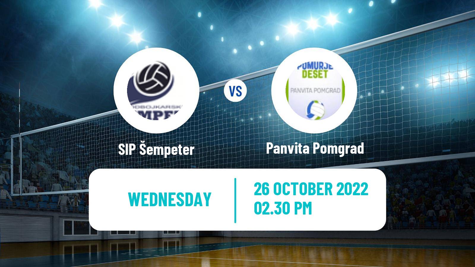 Volleyball Slovenian Cup Volleyball SIP Šempeter - Panvita Pomgrad