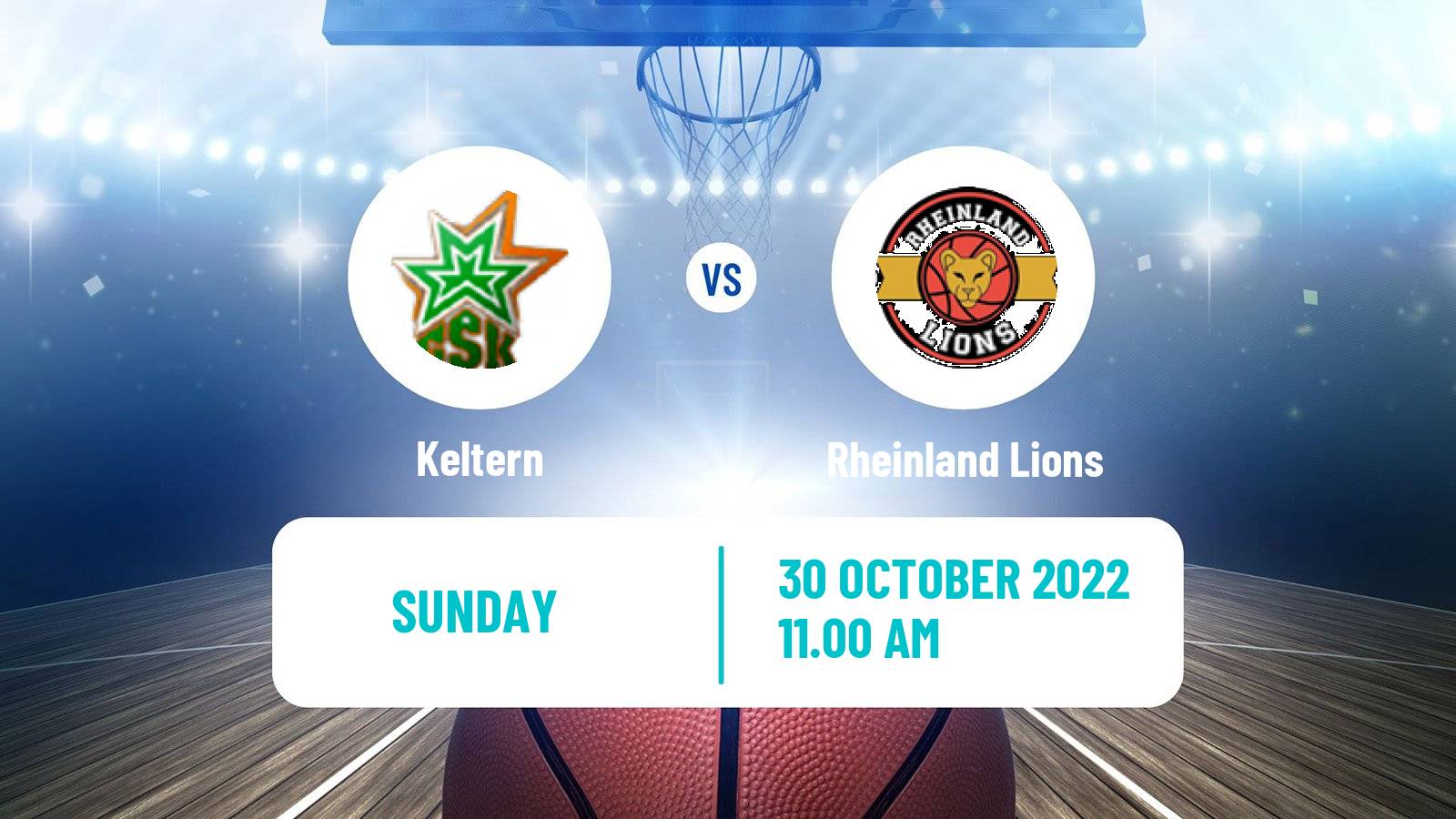 Basketball German DBBL Keltern - Rheinland Lions