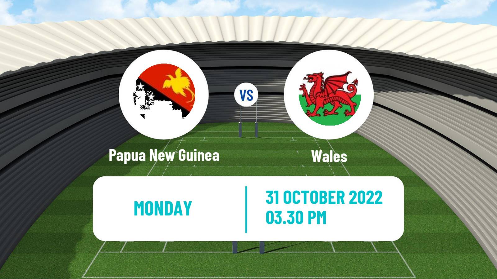 Rugby league Rugby League World Cup Papua New Guinea - Wales