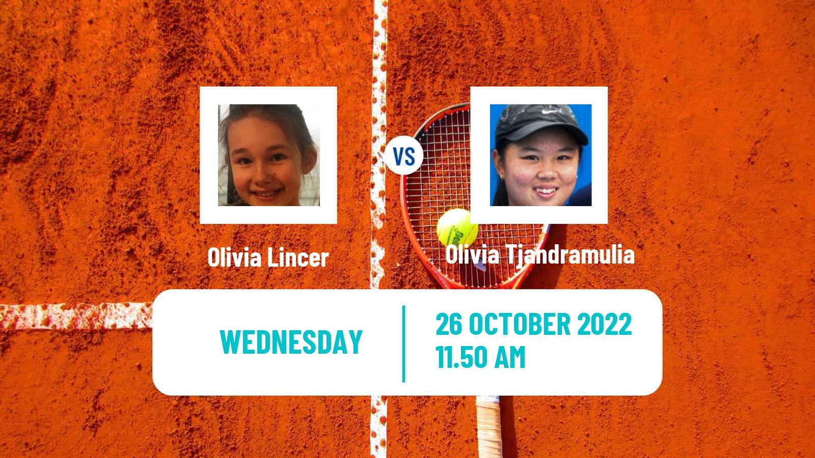 Tennis ITF Tournaments Olivia Lincer - Olivia Tjandramulia
