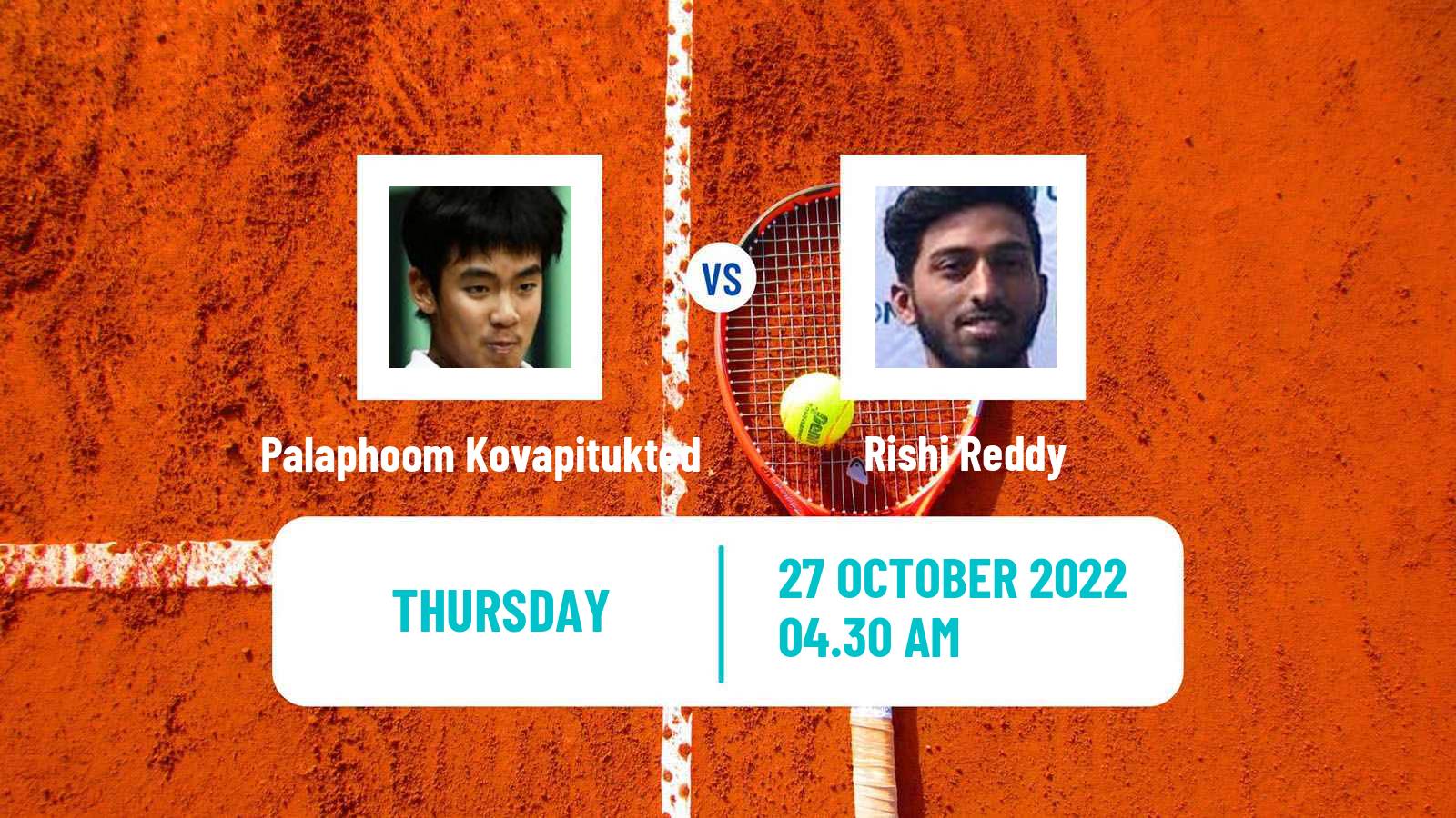Tennis ITF Tournaments Palaphoom Kovapitukted - Rishi Reddy