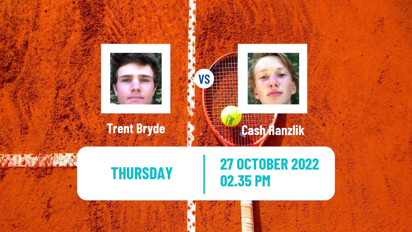 Tennis ITF Tournaments Trent Bryde - Cash Hanzlik