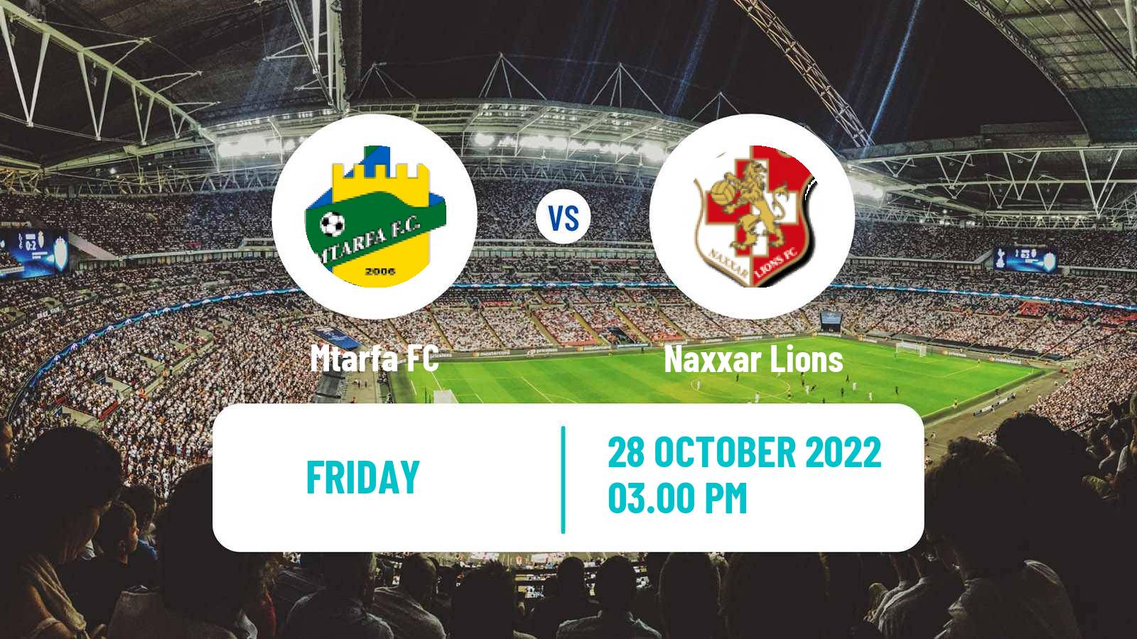 Soccer Maltese Challenge League Mtarfa - Naxxar Lions