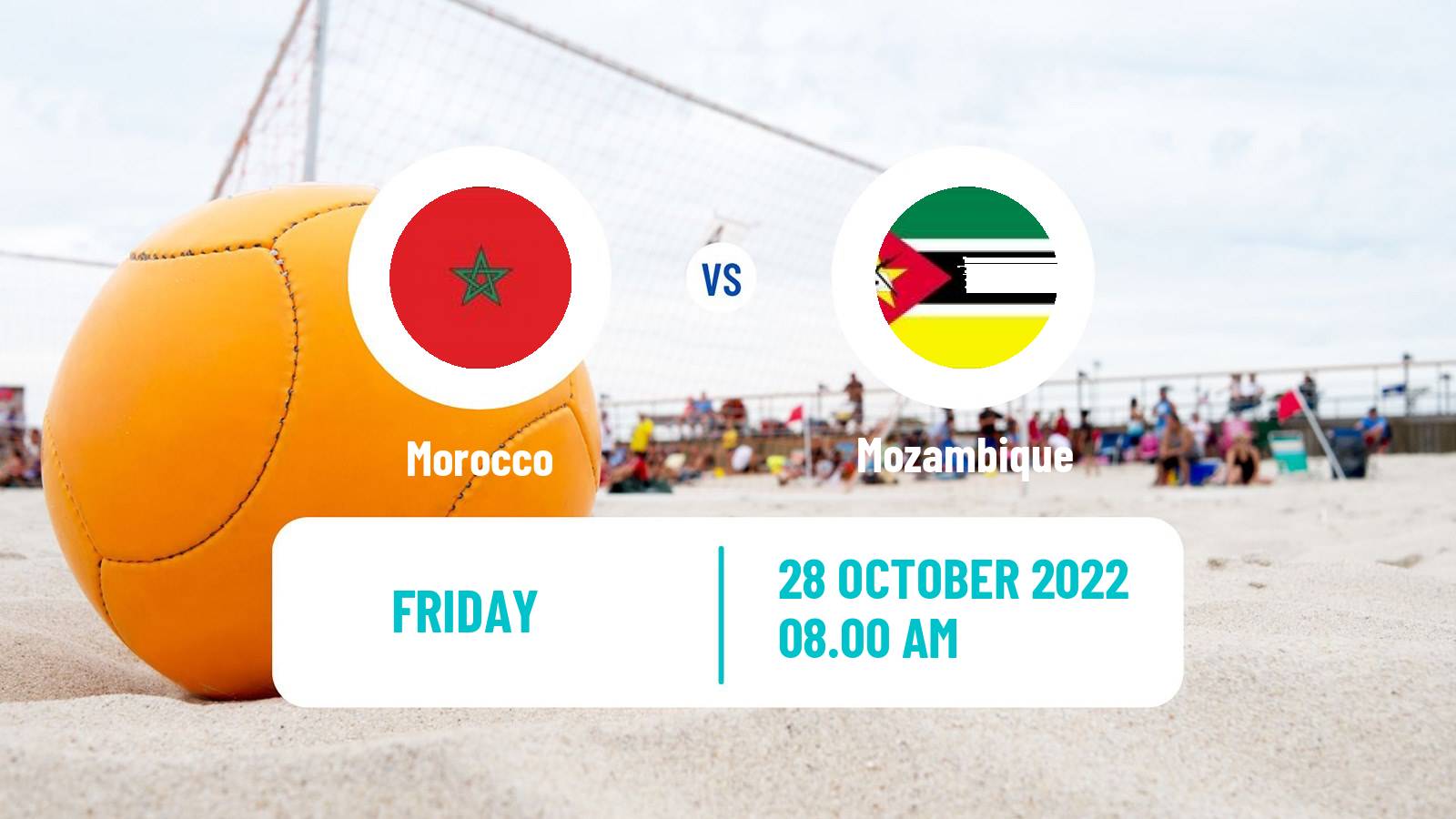 Beach soccer Beach Soccer Morocco - Mozambique