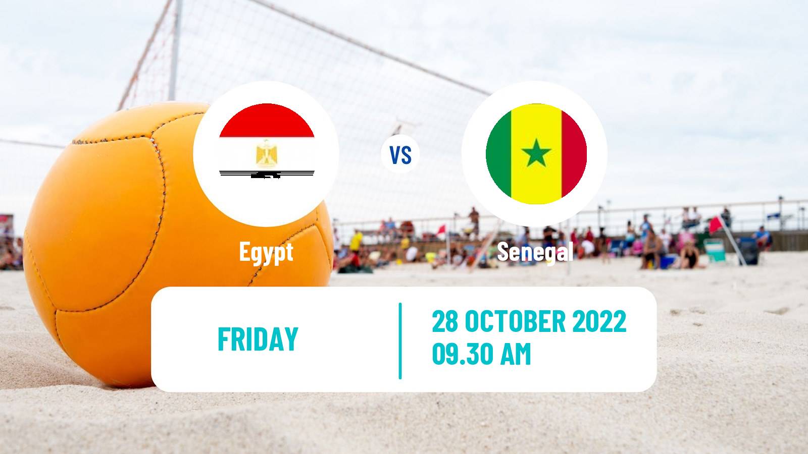 Beach soccer Beach Soccer Egypt - Senegal