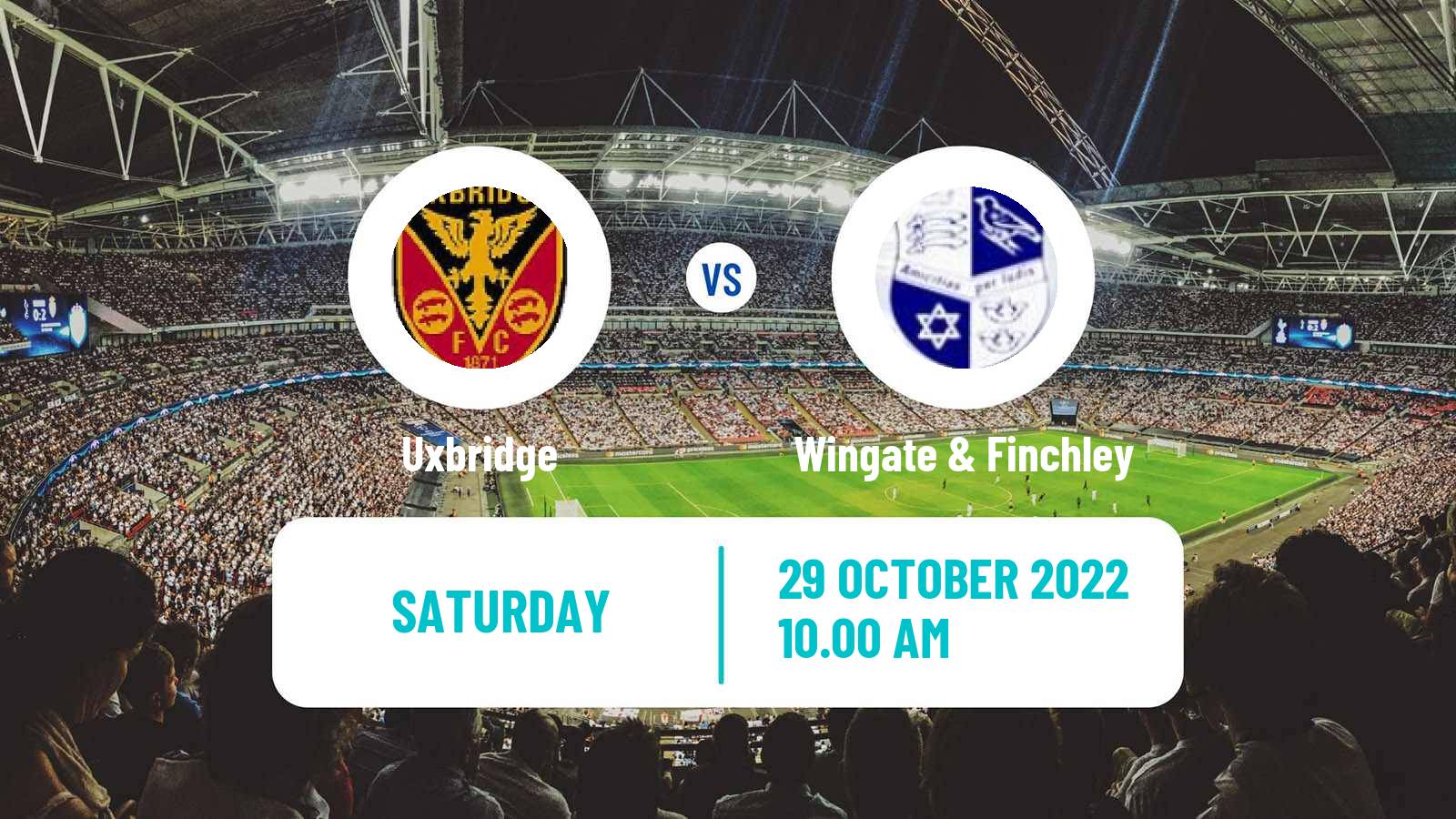 Soccer English FA Trophy Uxbridge - Wingate & Finchley