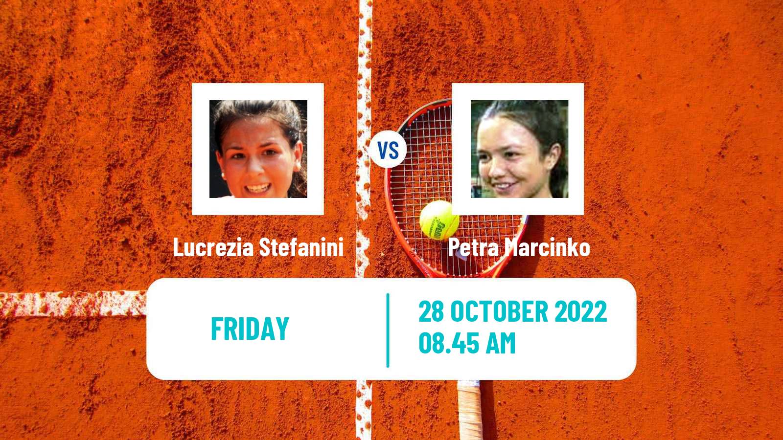 Tennis ITF Tournaments Lucrezia Stefanini - Petra Marcinko