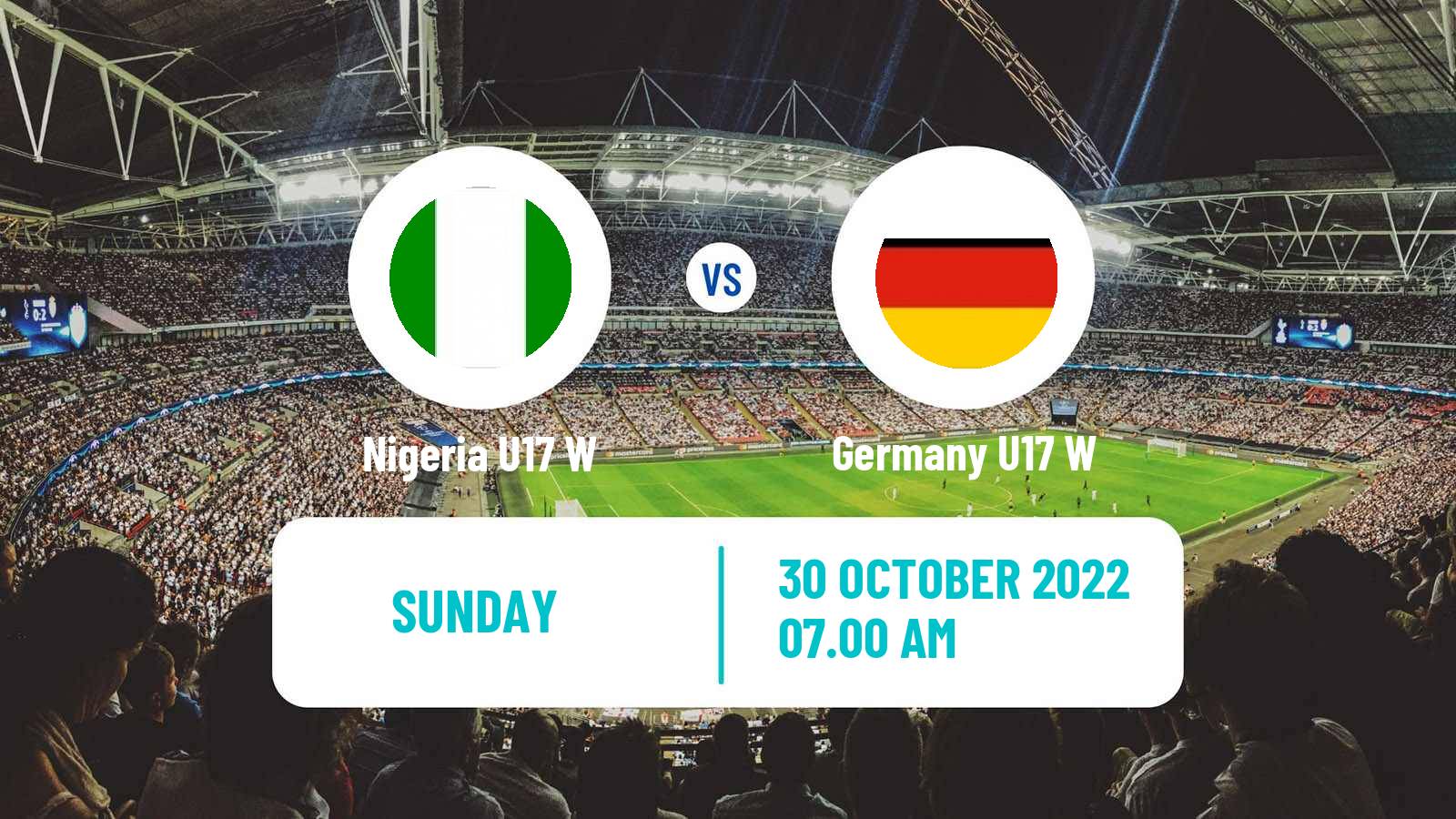 Soccer World Cup Women U17 Nigeria U17 W - Germany U17 W
