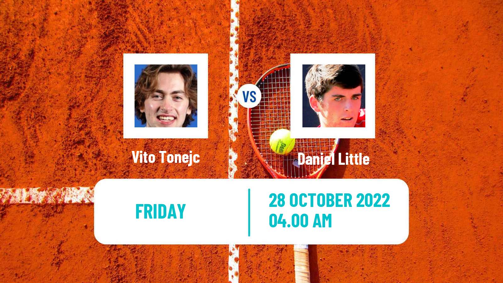 Tennis ITF Tournaments Vito Tonejc - Daniel Little