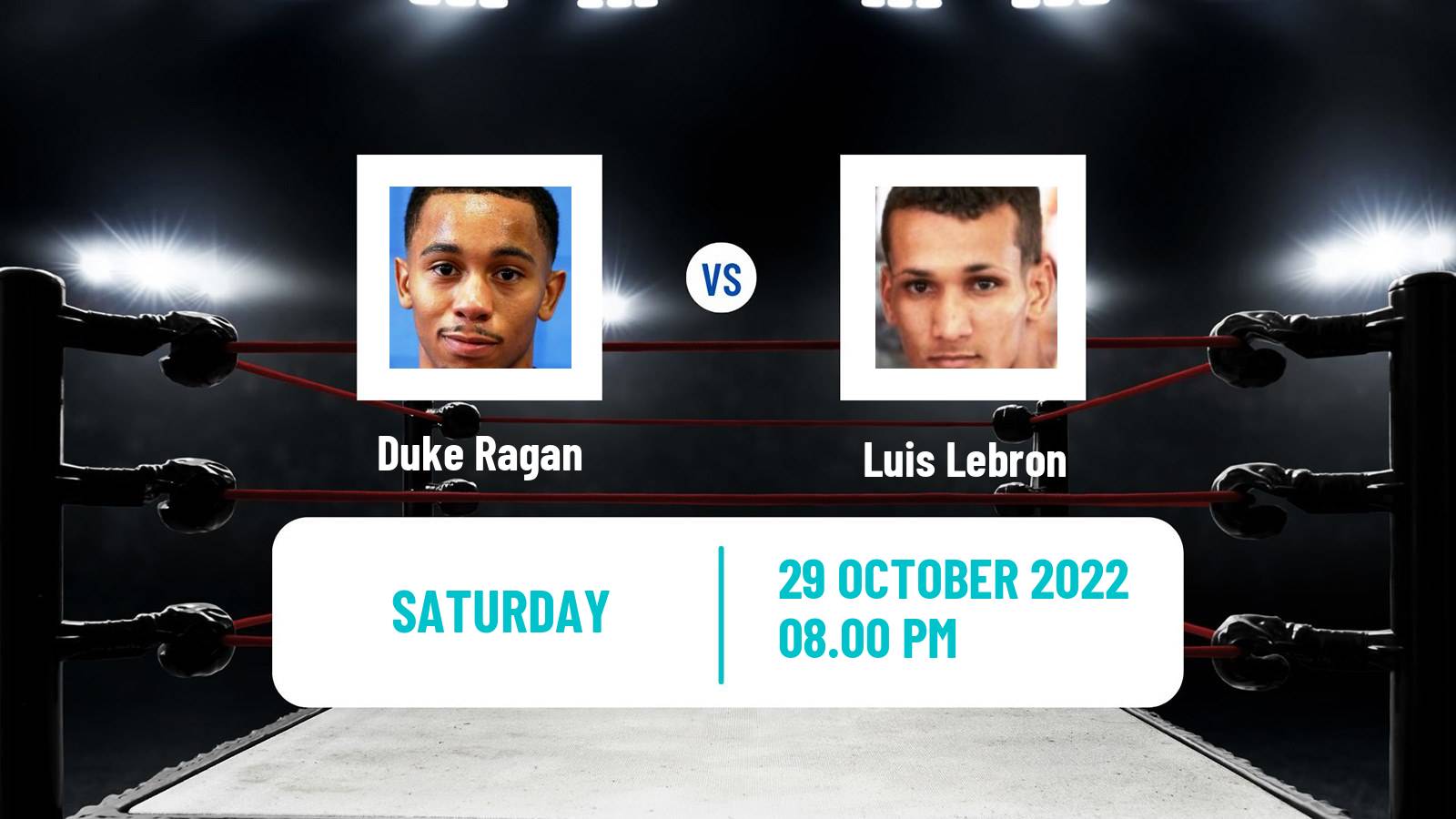 Boxing Boxing Duke Ragan - Luis Lebron