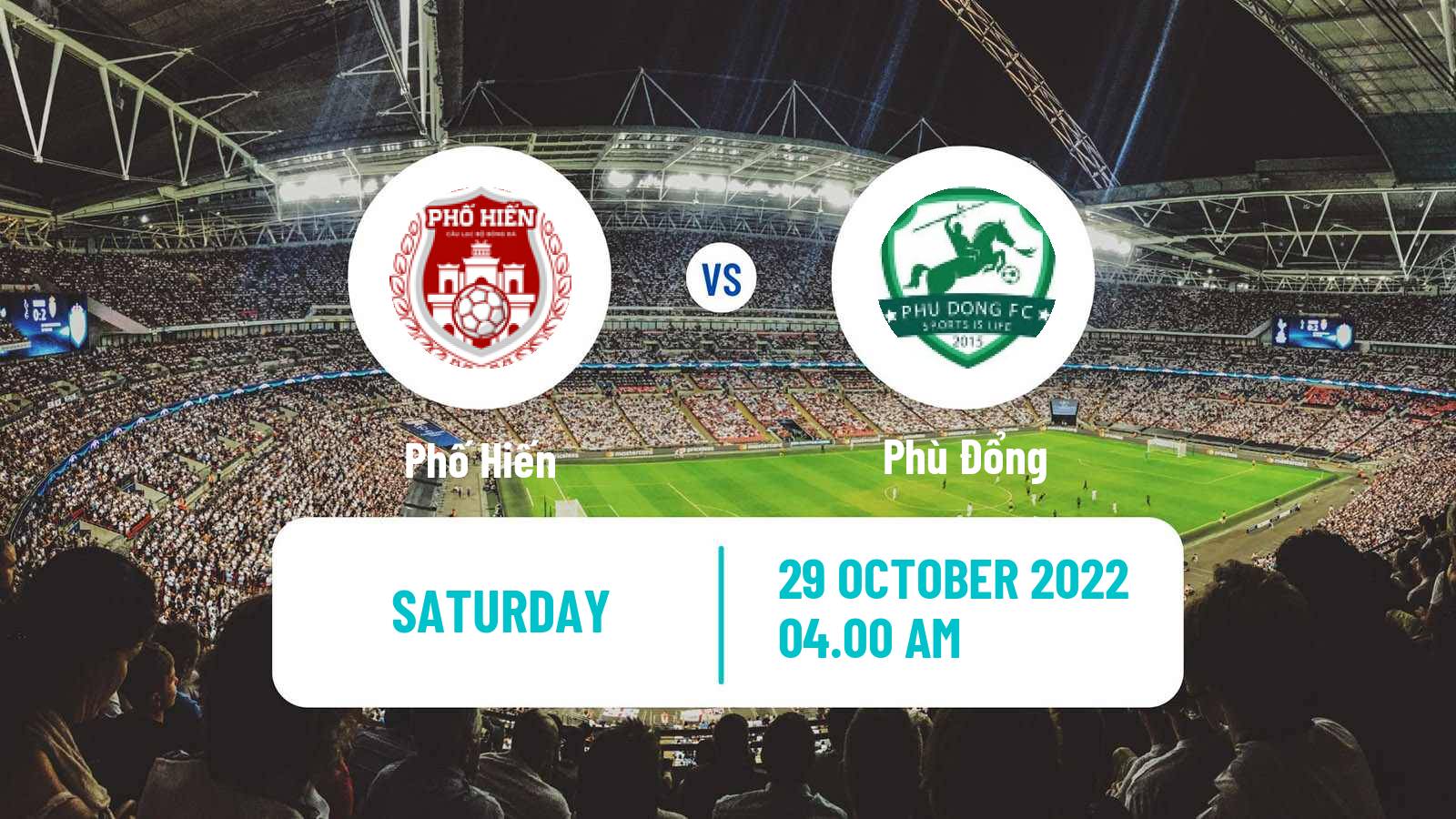 Soccer Vietnamese V League 2 Phố Hiến - Phù Đổng