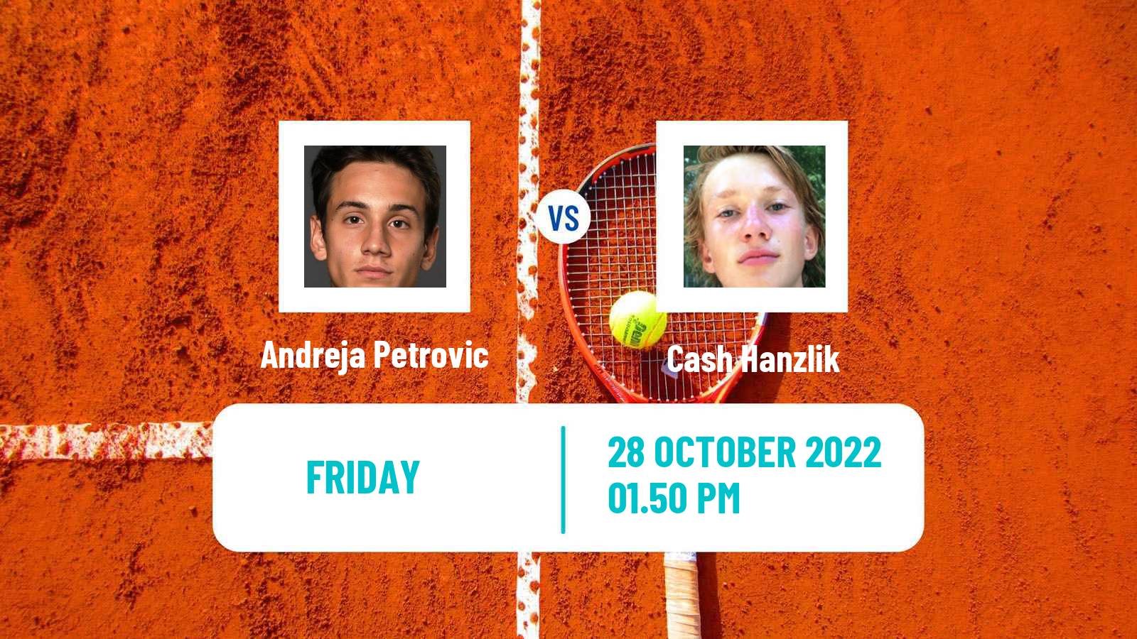 Tennis ITF Tournaments Andreja Petrovic - Cash Hanzlik
