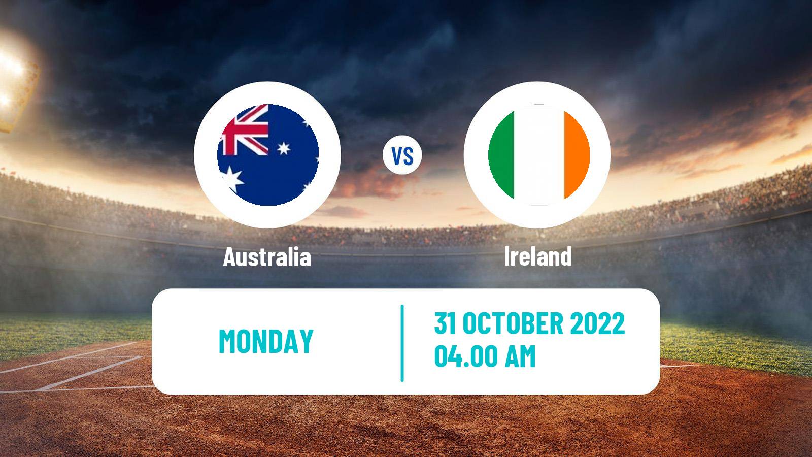 Cricket ICC World Twenty20 Australia - Ireland
