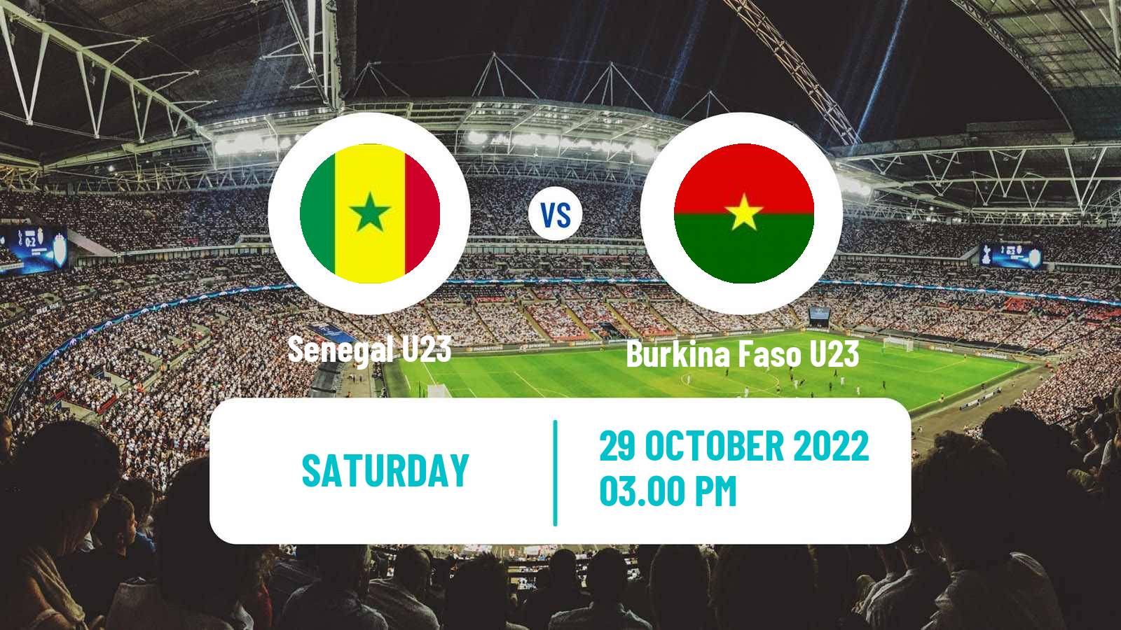 Soccer Africa Cup of Nations U23 Senegal U23 - Burkina Faso U23